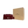 Coach Tabby 20 Striped Quilted Magnetic Closure Flap Napa Leather Crossbody Shoulder Bag Small Women Bags Ruby CP149-LHXEP