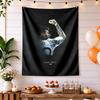 Football Messi Boho Wall Tapestry Cozy Warm Ideal for Studio Wall Living Room Dorm Wall All Season Exotic Pattern Gift for New Home