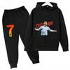 Spring Autumn Children's Set Brand Print Sports Hoodie+Pants Suit 2-piece Set Boys Girls Clothes Casual Fashion Kids Tracksuits
