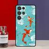 Koi Carp Fish Yin Yang Funda Case For Samsung Galaxy S25 Ultra S9 S10 S20 S21 FE S22 S23 Plus S24 Ultra Phone Cover