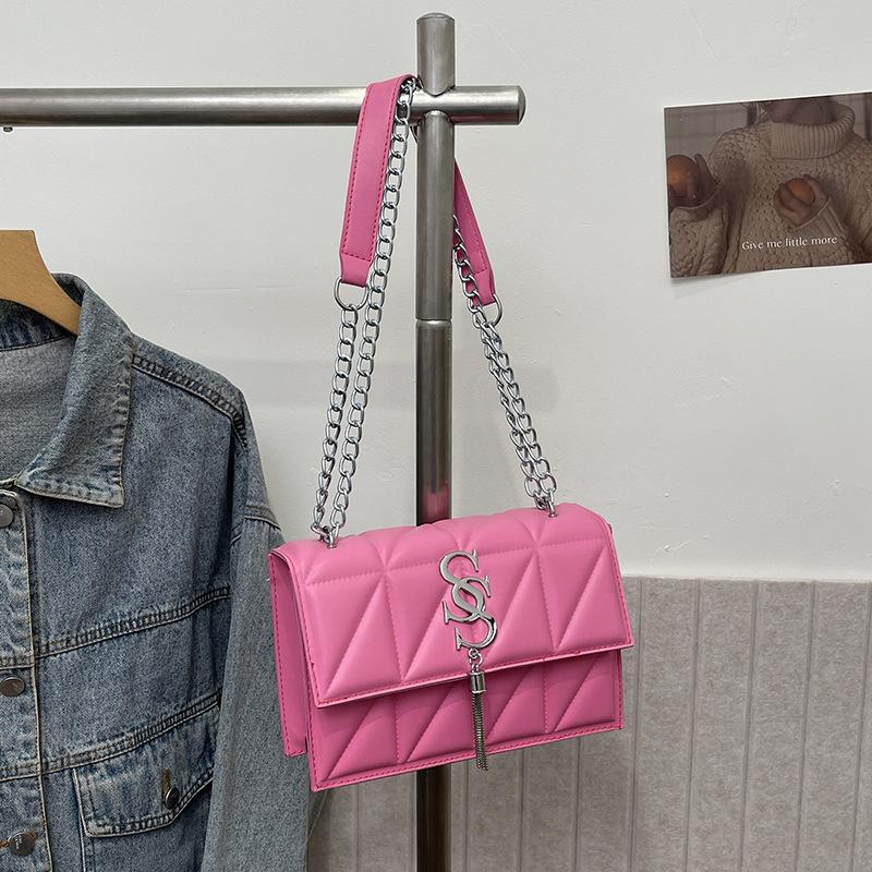 Trendy Shoulder Bag Retro Casual Chain Messenger Bag Autumn New Fashion Women's Simple Casual Bag