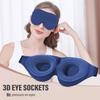 3D Sleeping Mask Block Out Light Soft Padded Sleep Mask for Eyes Sleep Masker Eyeshade Blindfold Sleeping Aid Face Mask Eyepatch