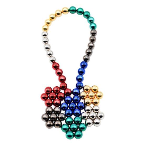 216Pcs 3mm Colorful Magnetic Balls Cube Stress Relief Early Education Puzzle Toy