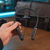 Half In-Ear Neckband Earphones Large Capacity Sports Bluetooth Earphones Wireless Headset  Running