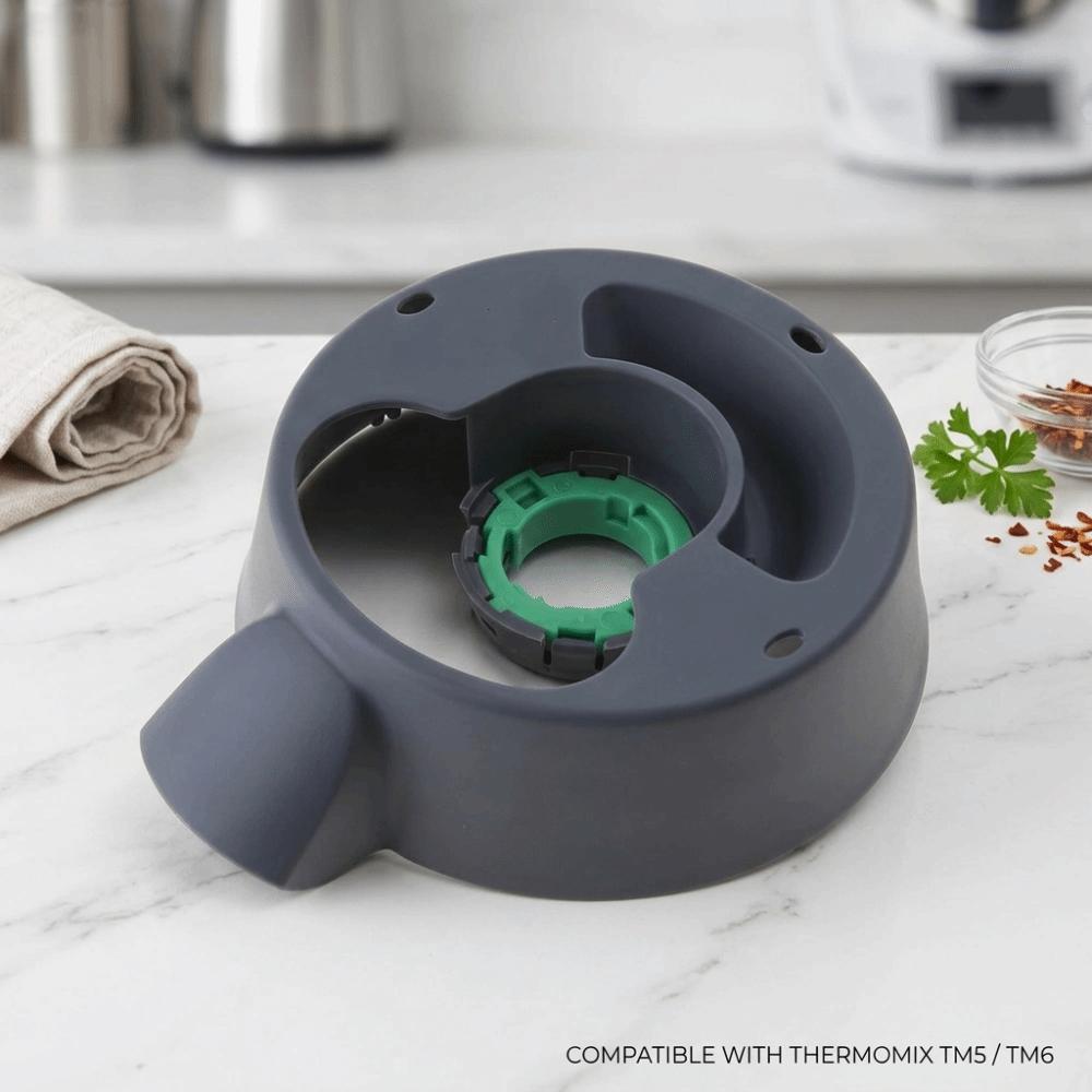 Placa de Fixação da Lâmina do Liquidificador Base do Recipiente Peça de Reposição para Thermomix TM5 TM6 Lavável na Máquina de Lavar Louça