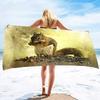 Squirrel Beach Towel Large Beach Towels Pool Towels Microfiber Beach Towels Highly Absorbent Lightweight,Soft and Quick Dry