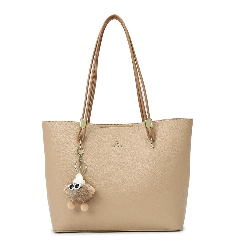 

Tote Bag Classic Fashion Women s Shoulder Bag Simple Commuter Bag Texture Shoulder Bag Versatile Large Capacity Tote Bag