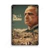 The Godfather Movie Vintage Metal Tin Sign Home Decor Gift 20x30cm