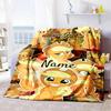 Little Pony (17) Personalized Text Blanket Lightweight Personalized Blanket Comfortable Suitable for Home Decor Office Living Room Office Chair