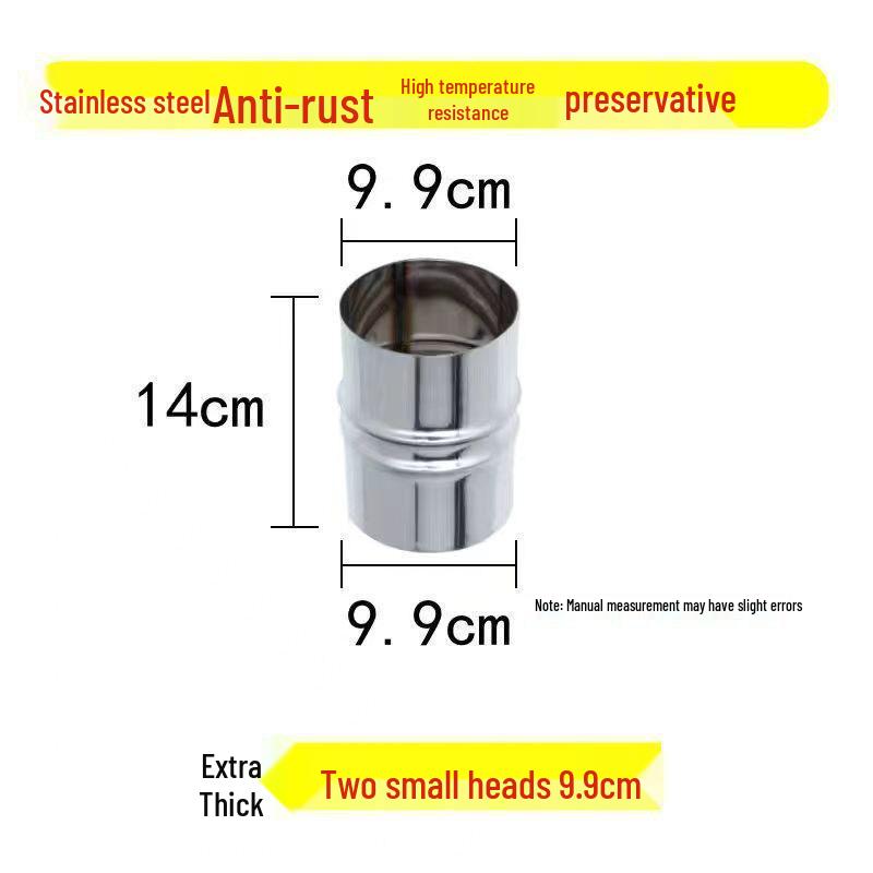 Stainless Steel Chimney Elbow for Wood Stove & Fireplace