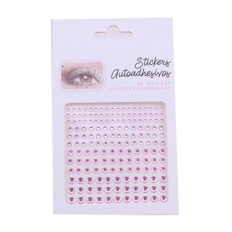 165-Piece Adhesive Rhinestone Stickers for DIY Makeup & Face Painting