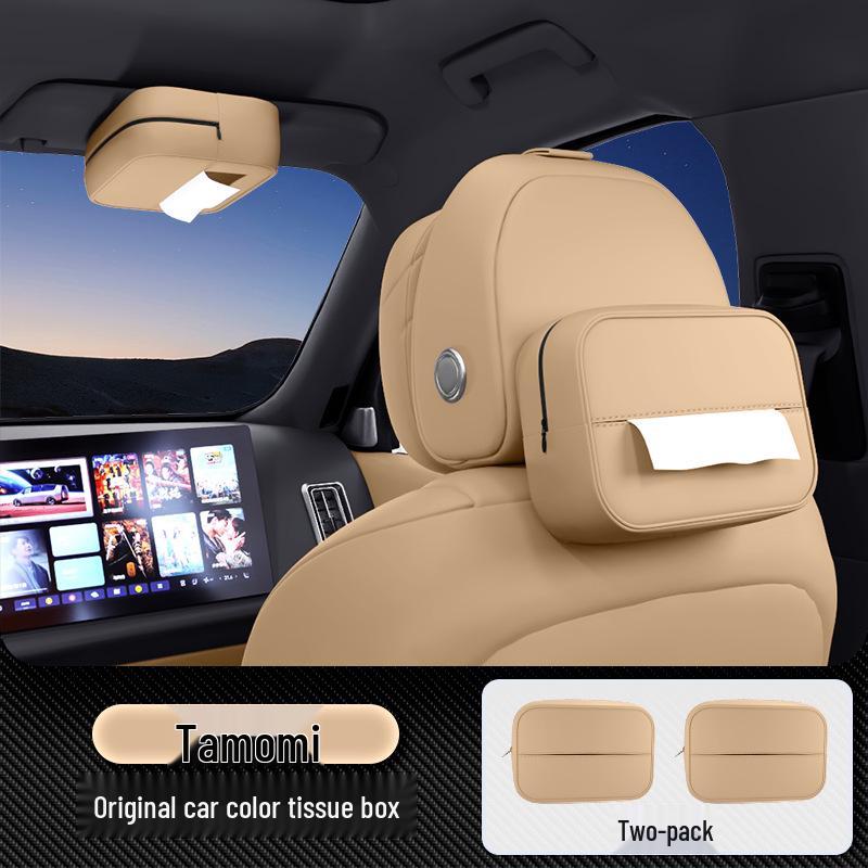 Equation Leopard Titanium Car Tissue Box - Compatible with Leopard 3/5/8/Titanium 7 Models, Seat Hanging Accessory.