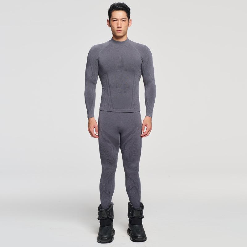 Men's & Women's Quick-Dry Skiing Cycling Hiking Sweat-Wicking Warm Thermal Underwear Set for Autumn/Winter