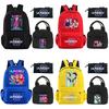 3Pcs/set Anime KPOP Printed Backpack with Shoulder Bag Pencil Case for Teenager Student Boy Girl School Bag Large Capacity Waterproof Bookbag Kid Gift