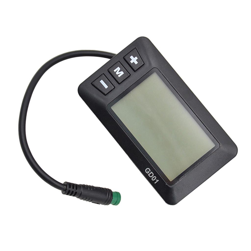 Electric Bike Modification Electric Display for 22.2mm Handlebar Control Panel 5Pin Plug Scooter Speedometer Odometers