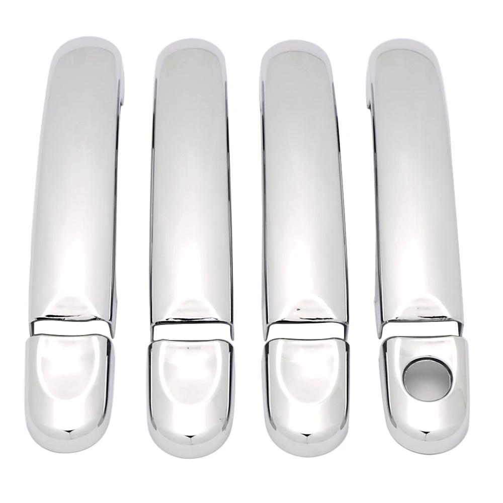 For Volkswagen VW Touran Caddy 2003 2015 Chrome Exterior Side Door Handle Cover Moulding Trim Frame Bezel 2006 2007 2013 2014