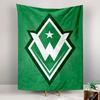 Werder Bremen Football Club Crest Green White Star Diamond Logo Wall Tapestry Soccer Fan Decor for Bedroom Man Cave Bar Gift
