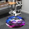 Blue Haired Character,JINX Chair mat Round Rug Office carpet, Non slip, Suitable for Living Rooms, Bedrooms Decor.1205413a