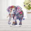 Acrylic Special Shaped Colorful Animals Diamond Painting Desktop Ornaments Kit Diamond Painting Desktop Decorations for Beginner