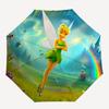 Tinker bell Themed Travel Umbrella-8 Ribs Automatic Opening and Closing, Portable Folding Design, Compact and Stylish Umbrella