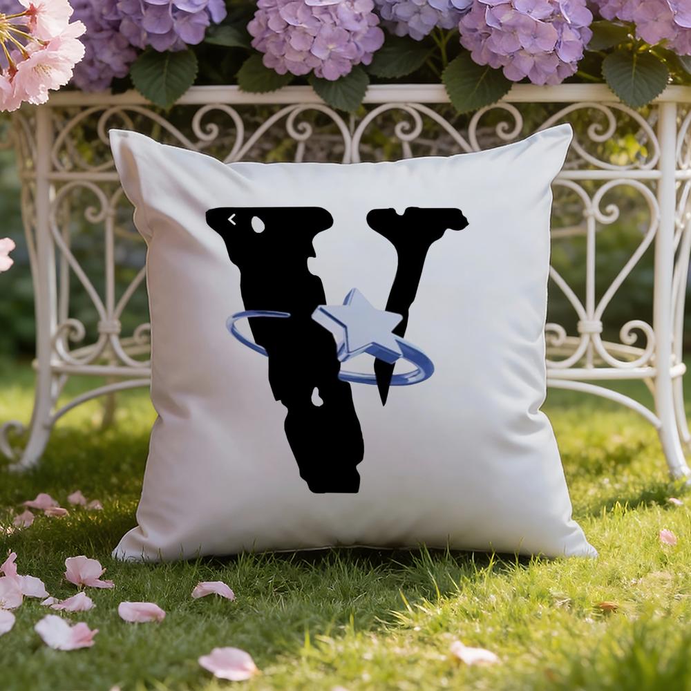 Luxury V-VloneS Cushion Cover Home & Car Dual-Scene Pillow Cover: Reversible for Premium Comfort