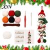 Christmas Stocking Stuffers for Crafters Crochet Spiral Ornament DIY Kit Adults, Beginners, Craft Set Making Supplies with Yarn, Hook, Stuffing,