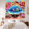 Digital Circus Game Wall Decor Tapestry Art For Pet Memorial Birthdaywedding Party Backdrop Family Gift