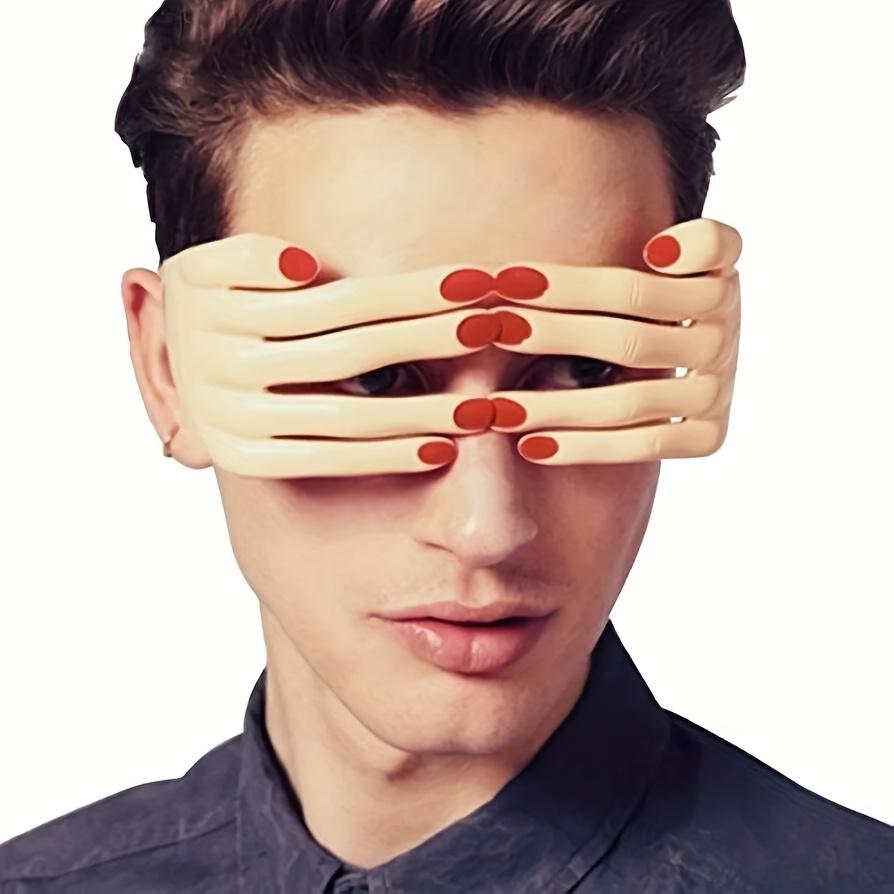 Finger Shaped Glasses, Fancy Ball Eye Mask, Camouflage Party Eye Mask, Sunglasses, Photo Props, Party Decoration Supplies