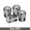 Car Wheel Tire Valve Stems Caps Aluminum Tyre Rim Stem Covers Airdust Waterproof For Jeep Liberty Grand Cherokee JK Compass ALP1