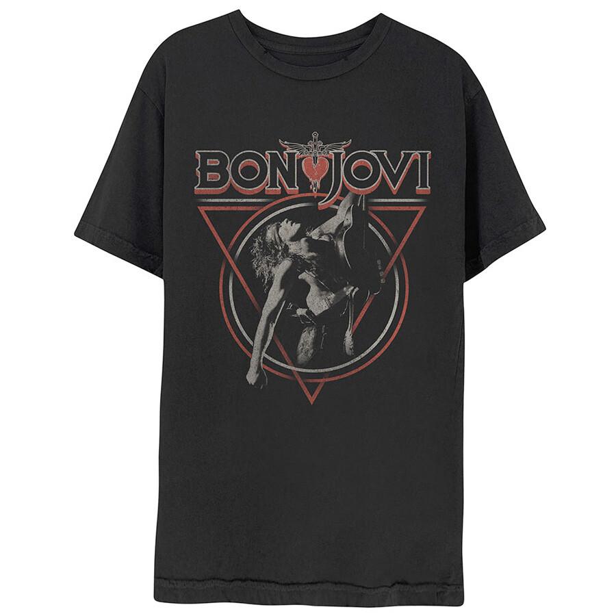 Bon Jovi - Triangle Overlap - Black t-shirt XXL