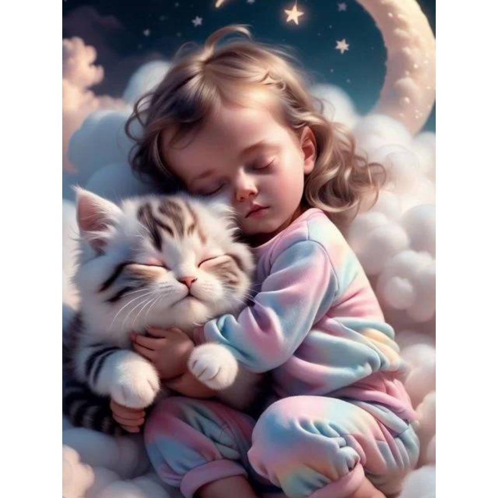 

DIY полный круг алмазная живопись вышивка крестиком 3D цветок милый ребенок украшение дома искусство вера здание алмазная живопись 5d алмазная живопись Full Square 25X37.5CM