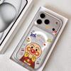 Anime A-Anpanmans Cute Phone Case For iPhone 17 16 15 14 13 12 Pro Max Plus With Magnetic Crystal Clear Case Wireless Charge