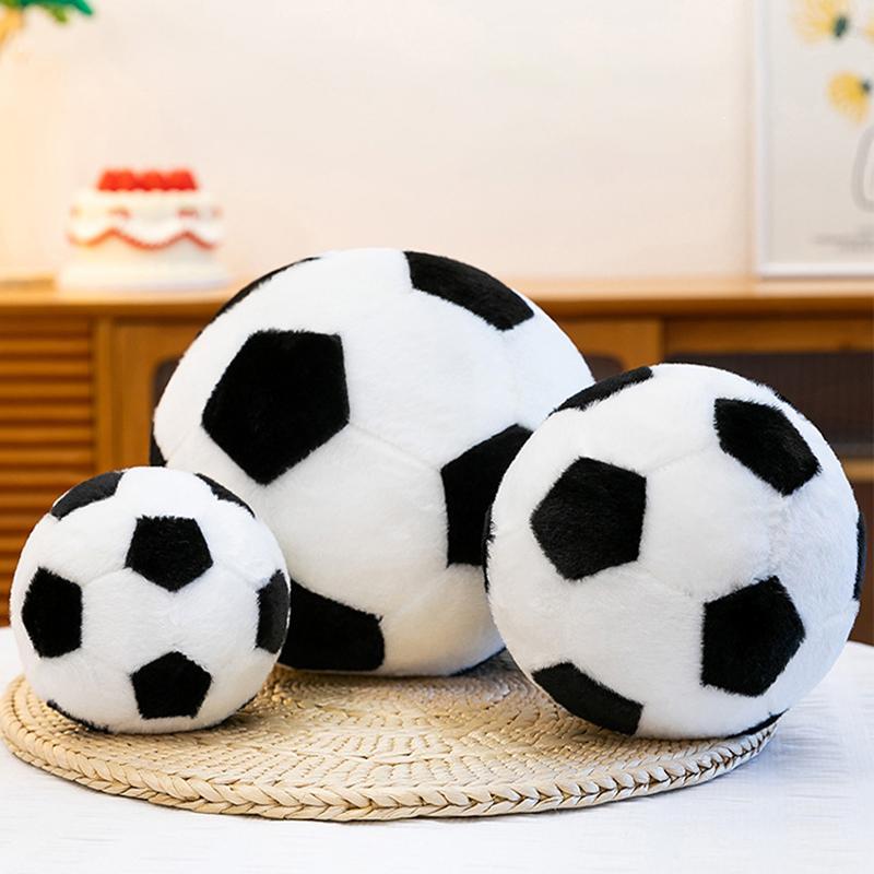 Fußball Sportball Wurfkissen Gefüllt Weiches Plüschtier Realistischer Fußball Haus Sofa Dekoration Kissen Kissen Geschenk