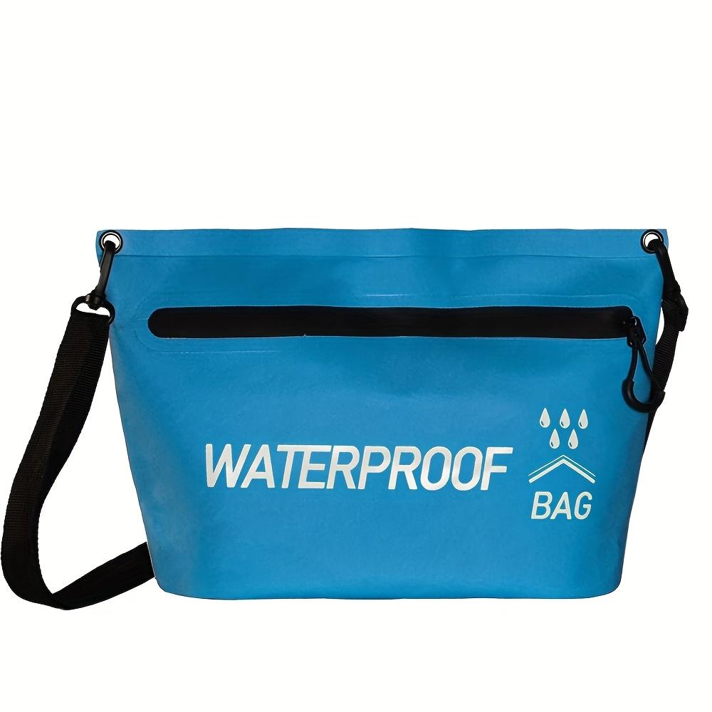 1pc Wash Sack Dry Bag Durable Swimming Rafting Kayaking Travel Zipper Handbag River Trekking Floating Boating Swimming Bag