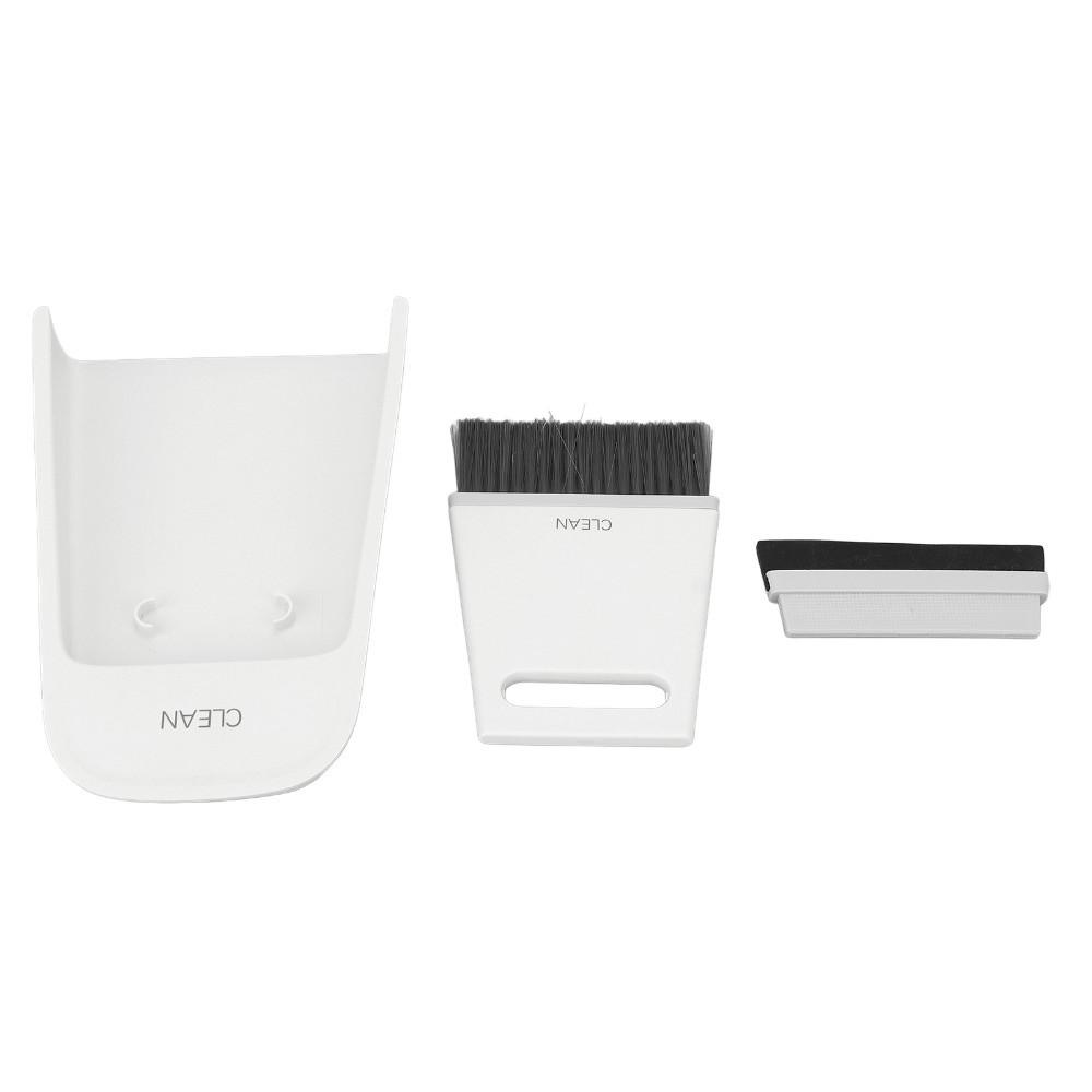 3-Piece Set Scraper Included Desktop Brush Dustpan PP Small Hand Brush Pan For Pet Cleaning