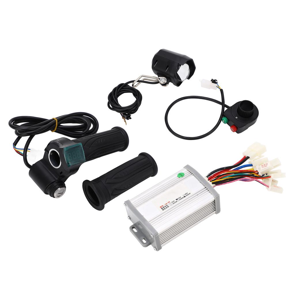 36V 800W Electric Bike Controller Handlebar Kit Overcurrent Protection Brush Controller with