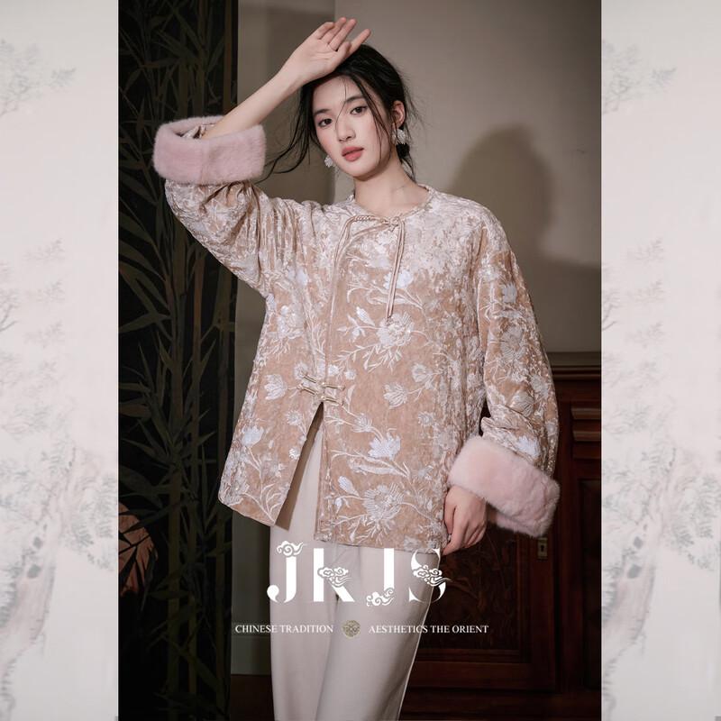 JK&JS New Chinese Style Padded Winter Coat