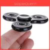Lega di Alluminio Premium Tri-spinner Cuscinetto Silenzioso Metallo Giocattolo Fidget Sollievo dallo Stress
