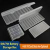4/6/8/10 Grid 5/7 Battery Storage Box Transparent Portable Storage Box Jewelry Box Screw Box Parts Box Tool Box