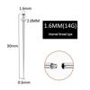 316 Stainless Steel Threaded Guide Pin for Piercing and DIY Tool