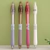 8PCS Stress Relief Retractable Gel Pen 0.5MM Tip Quick Dry Ergonomic Silicone Grip Gel Pen for School Office Supplies