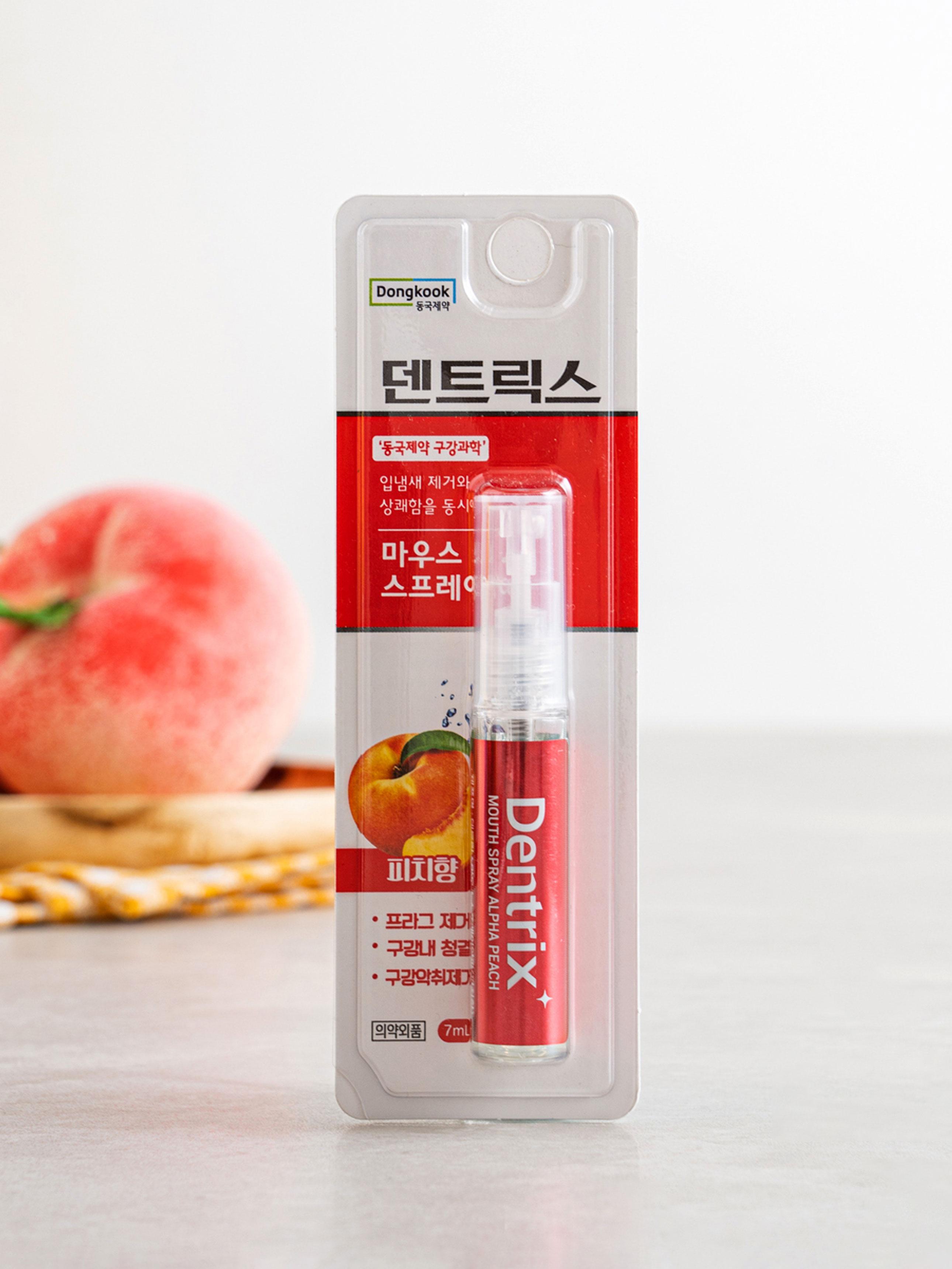 Dentrix Alpha Peach Mouth Spray for Fresh Breath 1ea