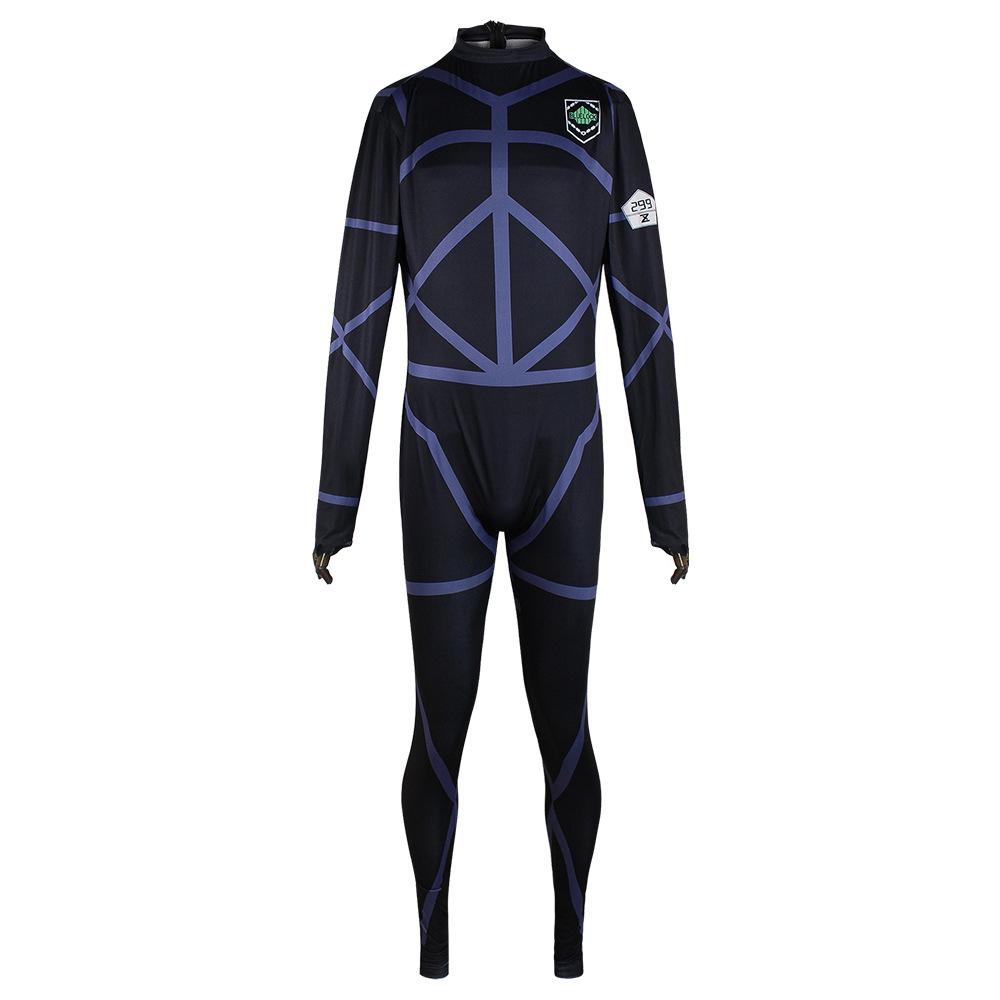 Anime Bachira Meguru Cosplay Kostüm Fußballtrikot Sportkleidung Blaue Uniform Bodysuit Halloween Weihnachtsfeier Outfit