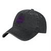 Ole Miss Purple Washed Cotton Baseball Cap Classic Fit Adjustable Hat for Daily Wear  Sports