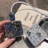 The new butterfly Epoxy glitter model is suitable for Apple 15promax charger protective case, silicone protective case is fashionable