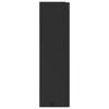 LED Lighted Mirror Cabinet Black 60 X 13 X 52 Cm