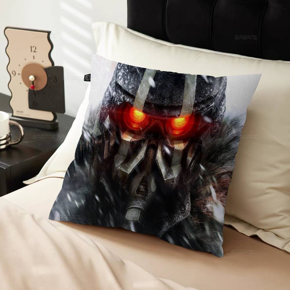 Killzone Helghast Logo Cushion Cover Pillow Cover Decor Pillowcase Printed Cushion Case For Couch