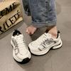 Thick-soled dad shoes for women in the summer of 2025, new popular soft-soled lightweight and versatile breathable mesh running sneakers