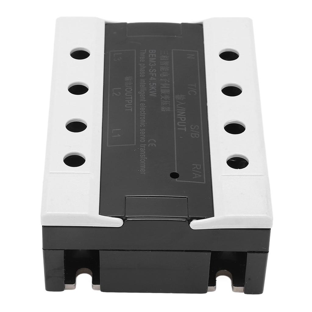 Electronic Servo Transformer 4.5KW 3 Phase Low Heat Noise Free Voltage Converter 360‑420V Input 200‑230V Output