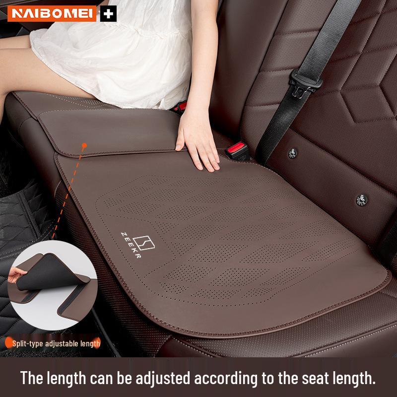 Zeekr 001/X/009 Leather Seat Cushion Set for Front and Rear - Perforated Three-Piece